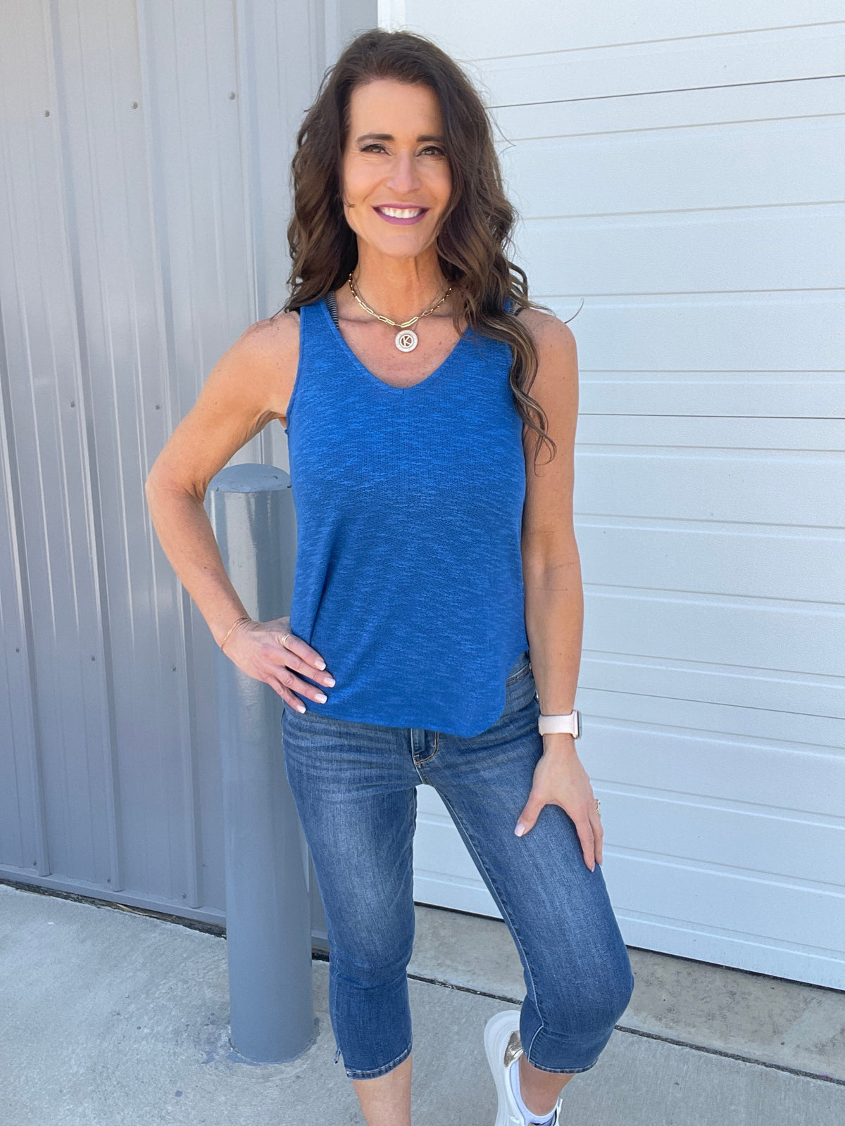 Burnout Lightweight Sweater Knit Tank Top in 6 Colors *Final Sale*