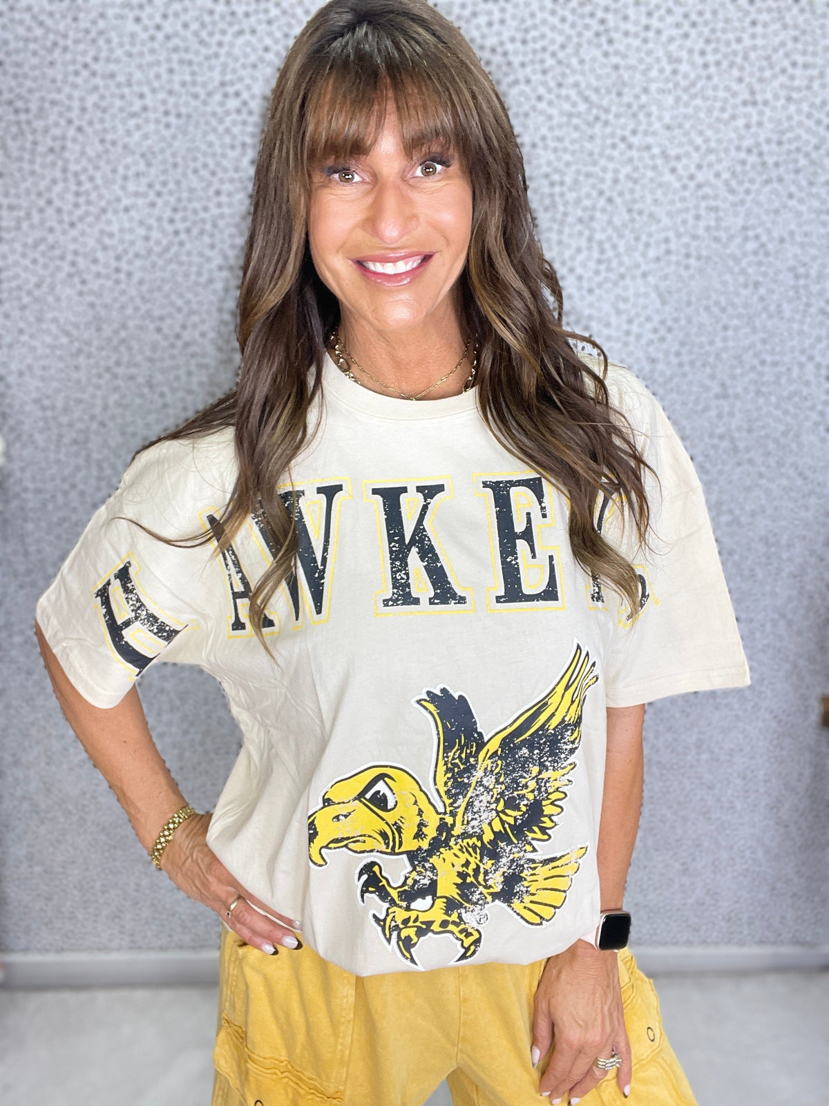 Iowa Southern Split Oversized Band Tee in 2 Colors