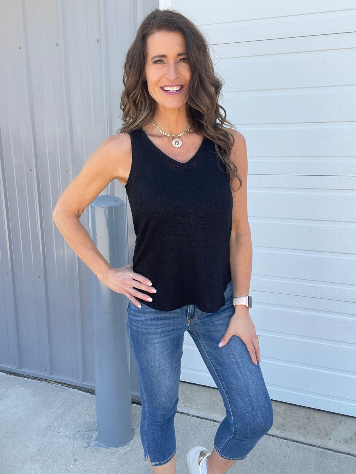 Burnout Lightweight Sweater Knit Tank Top in 6 Colors *Final Sale*