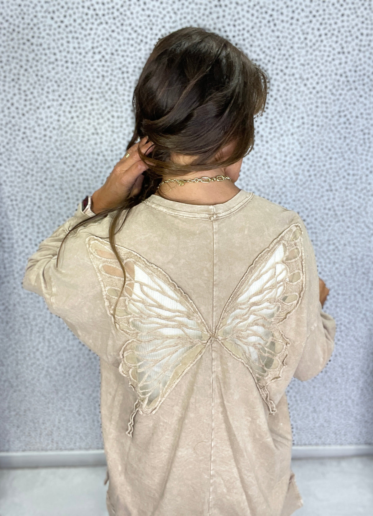Butterfly Breeze Long Sleeve Top In 3 Colors