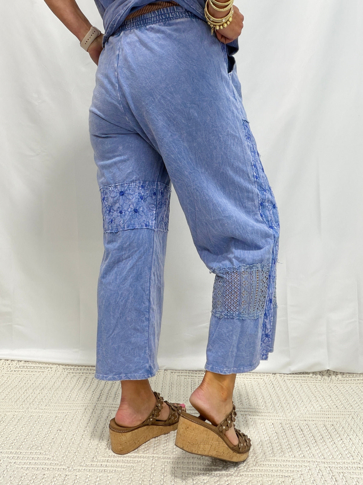 Spring Calls Patched Boho Pants In 3 Colors