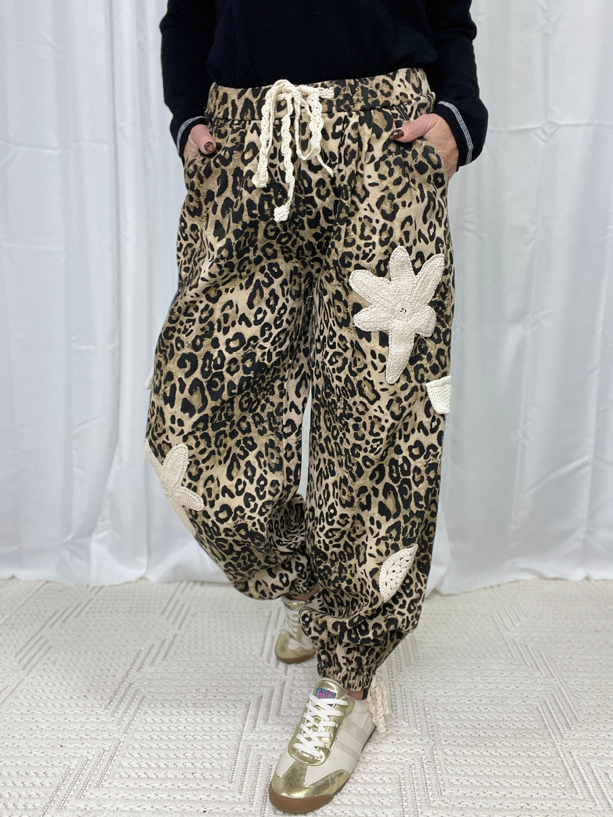 POL Bet On Happy Pattern Pants In 3 Colors