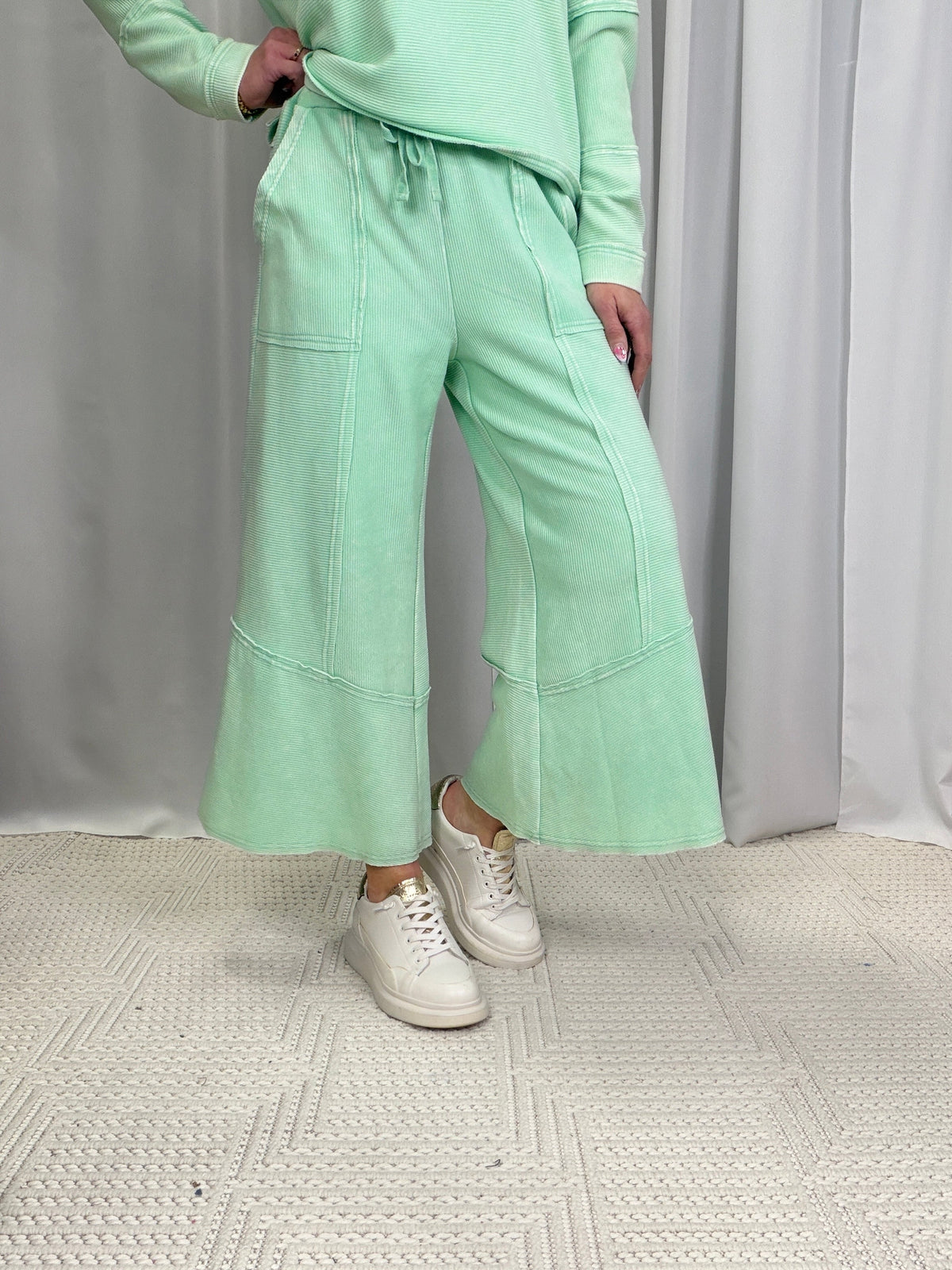 Coastal Comfort Wide Leg Pants In 5 Colors