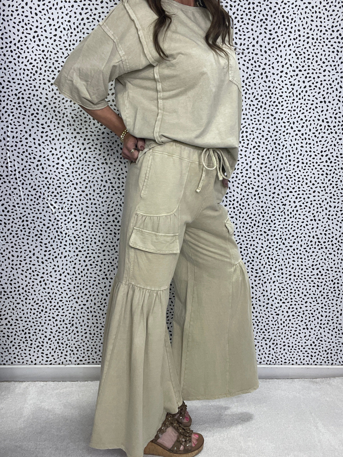 Reaching Out Mineral Washed Pants In 5 Colors