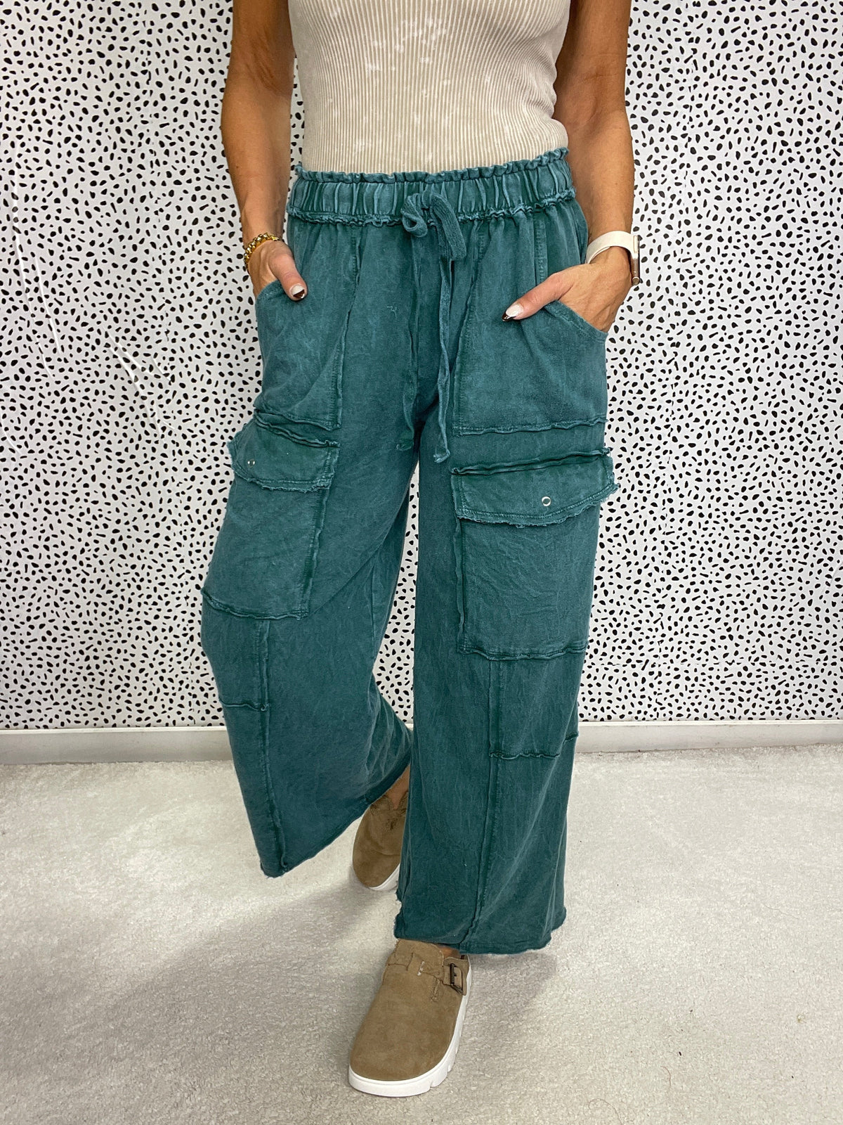 Drift Cargo Terry Pants in 9 colors
