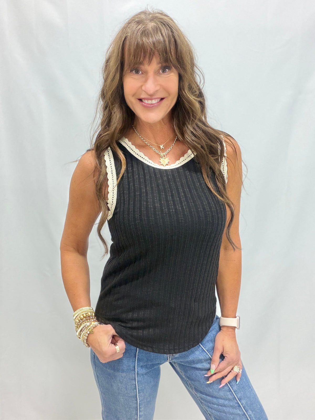 POL Cheerful Moments Sleeveless Top In 5 Colors