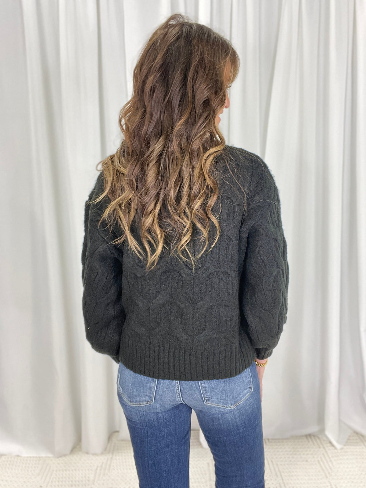 POL Heavenly Cable Softness Sweater