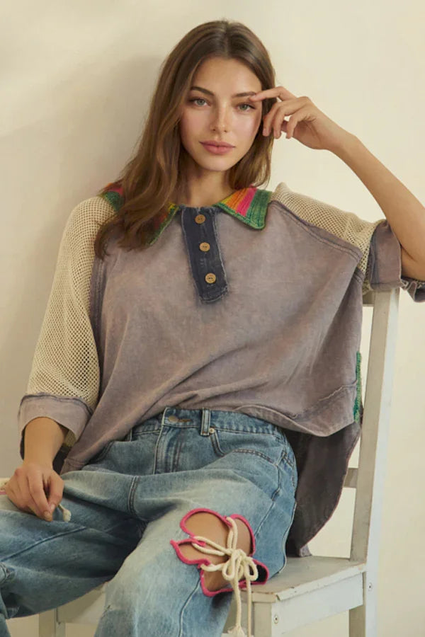 Oli & Hali Jump For Joy Short Sleeve Top