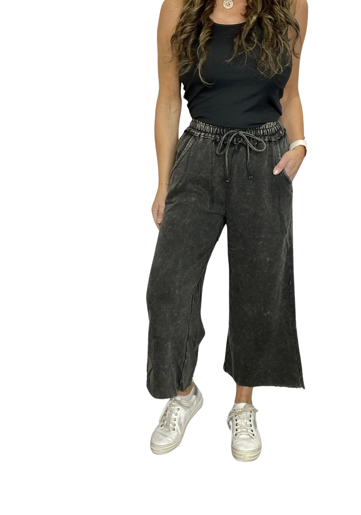 Iced Details Taking It Easy Lounge Pants Iced Black *Final Sale*