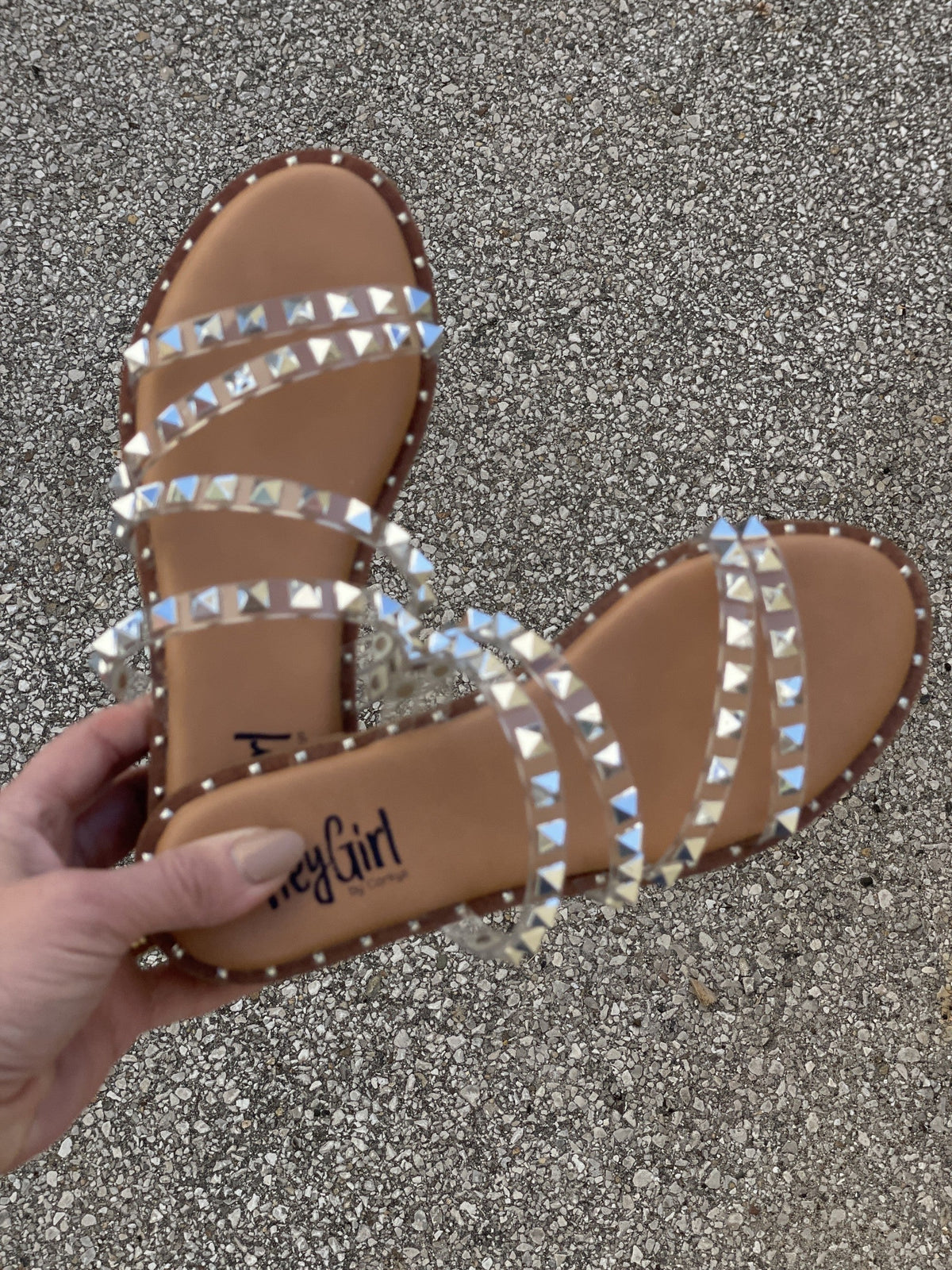 Beach Please Studded Sandals *Final Sale*