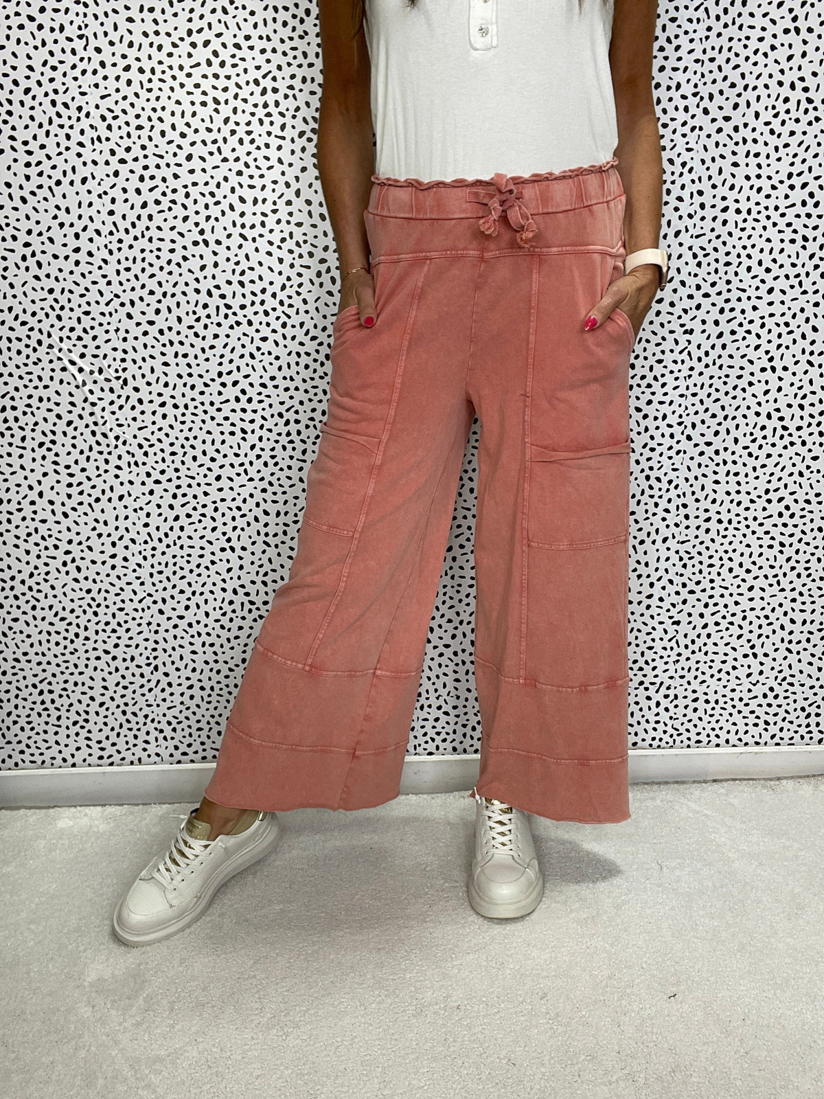 Not The Only One Wide Leg Palazzo Pants In 11 Colors *Final Sale*