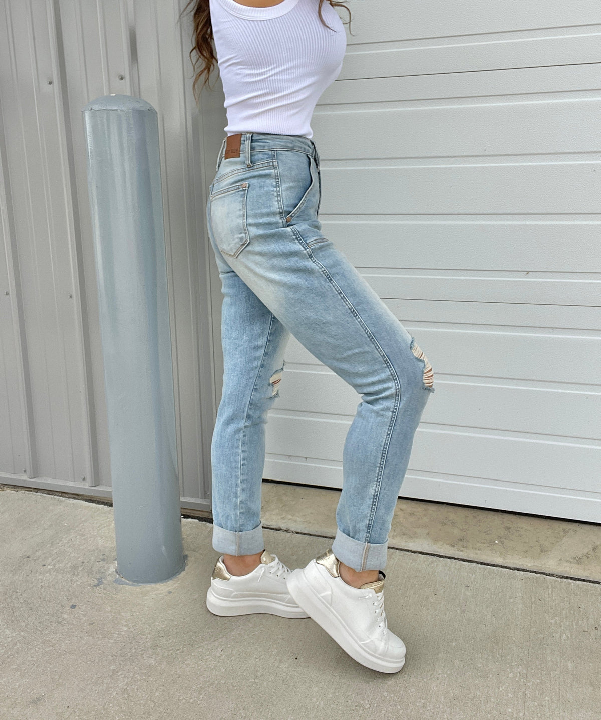 Judy Blue Gillian Boyfriend Distressed Jogger Jean 825 *Final Sale*