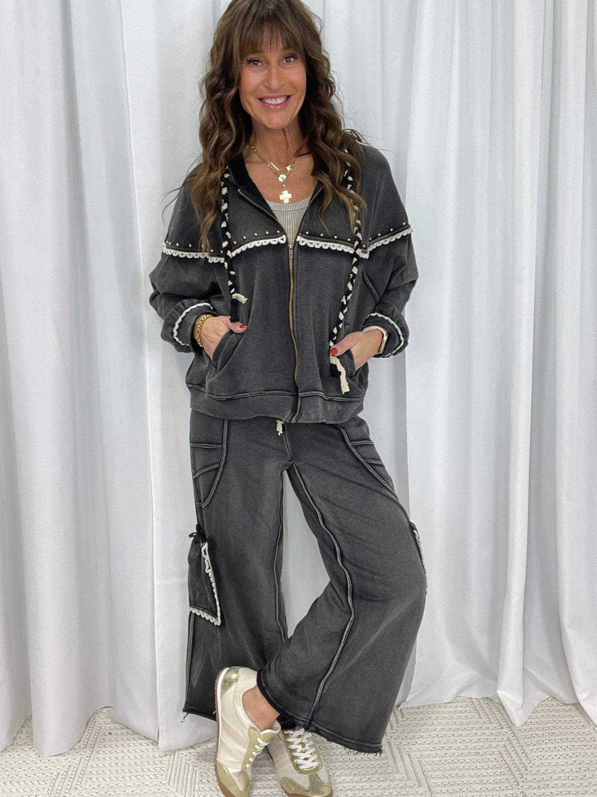 POL Time Goes On Wide Leg Pants *Final Sale*