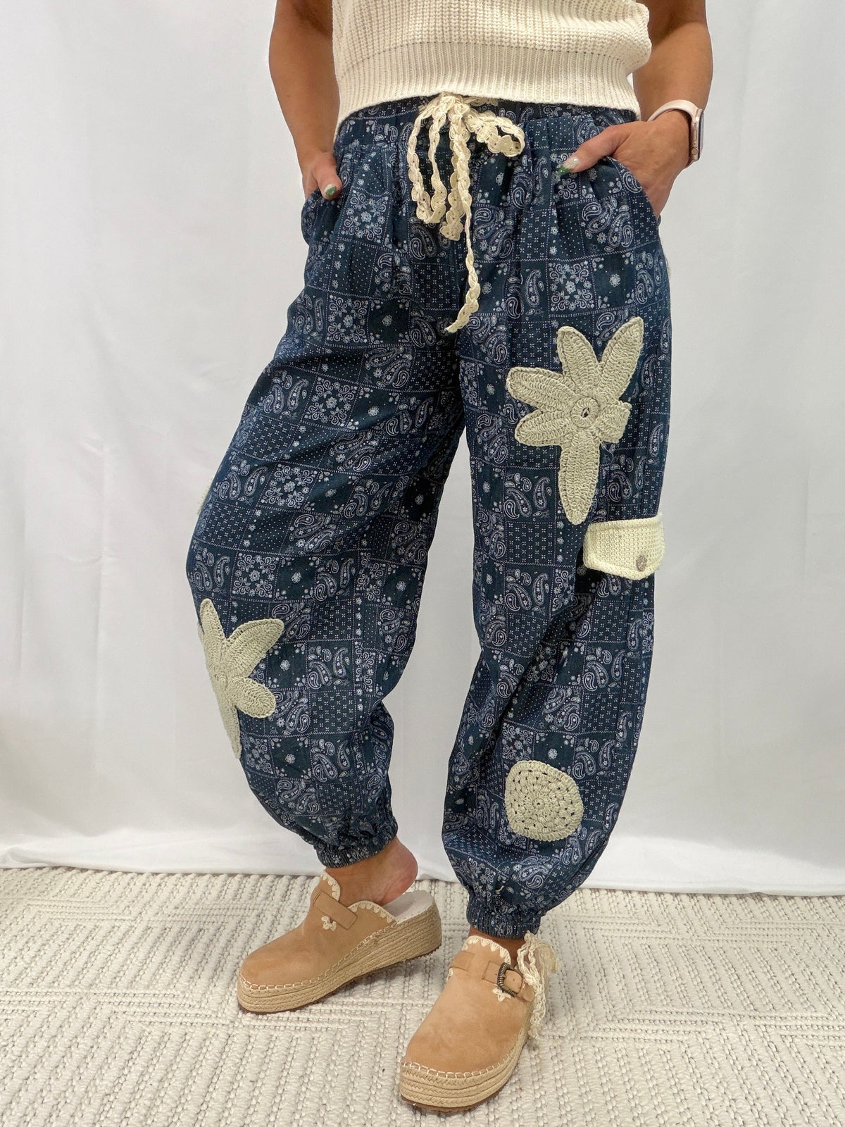 POL Bet On Happy Pattern Pants In 3 Colors