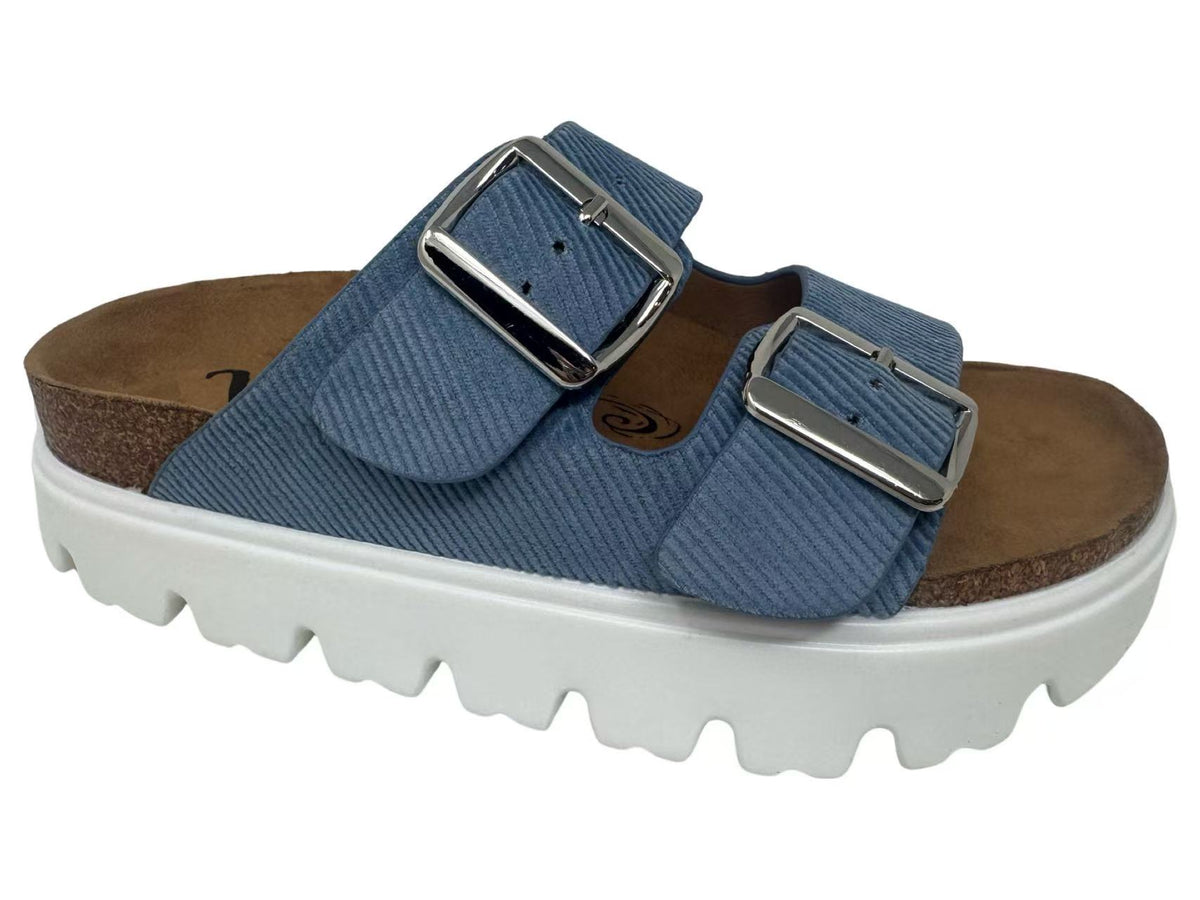 Very G Jazmin 2 Platform Sandal In Blue *Final Sale*