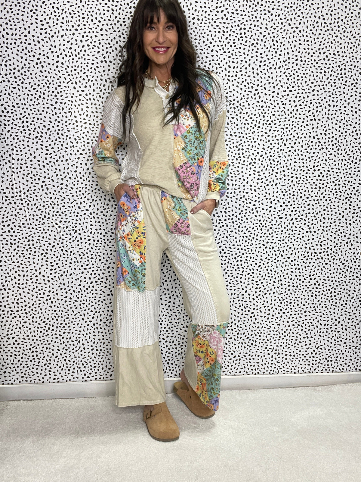 Moving My Way Mineral Washed Boho Wide Leg Pants In 4 Colors *Final Sale*
