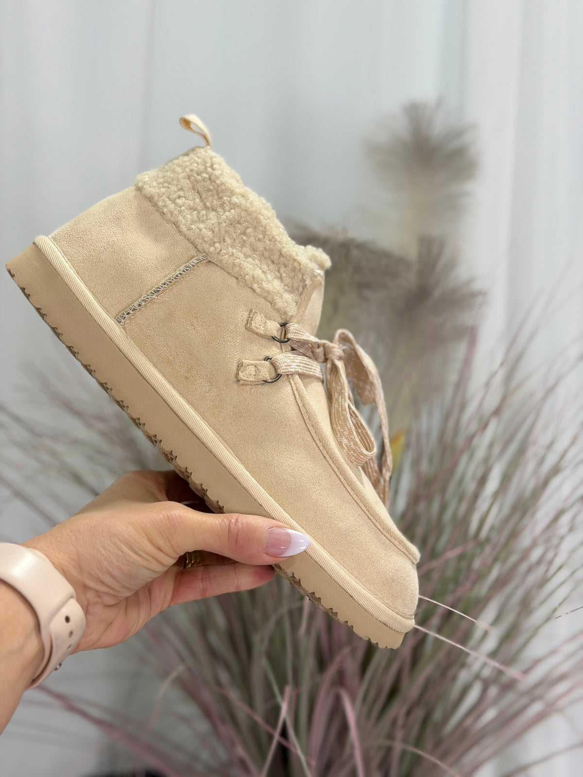 Cherilyn Booties In Cream