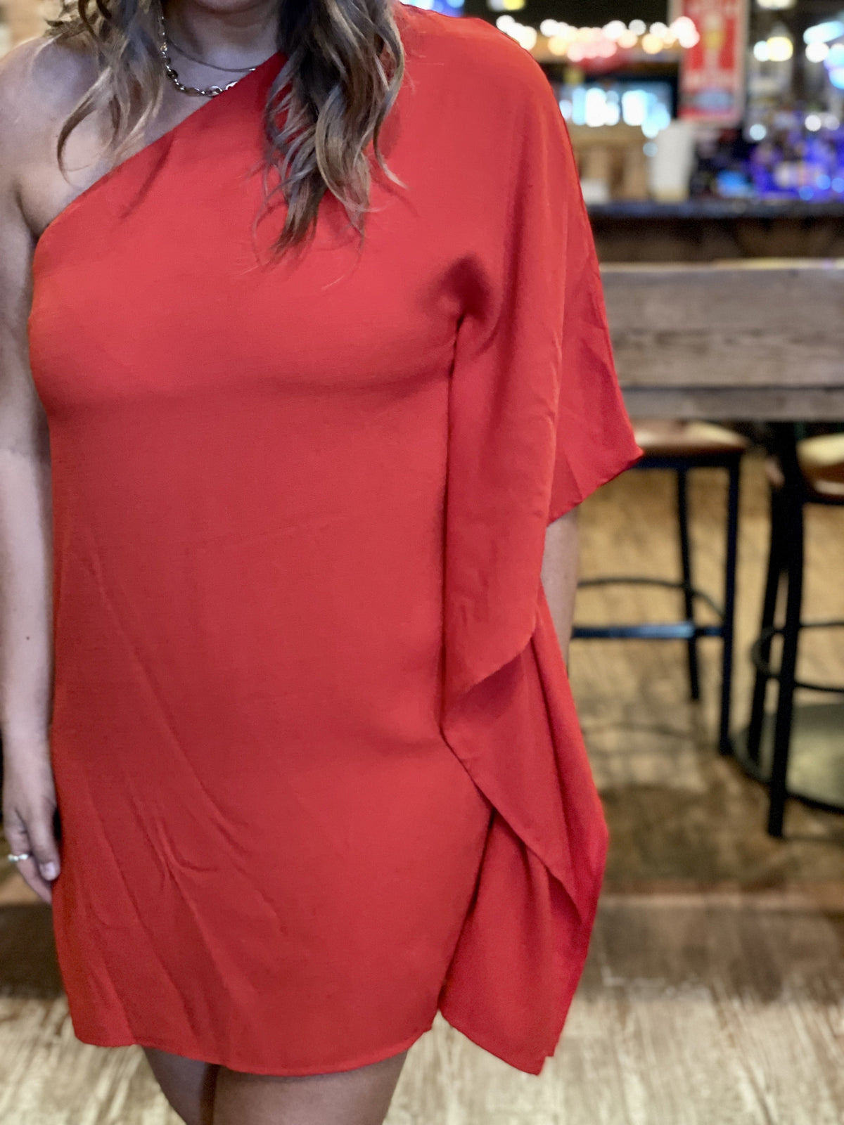 Chip Off My Shoulder Dress *Final Sale*