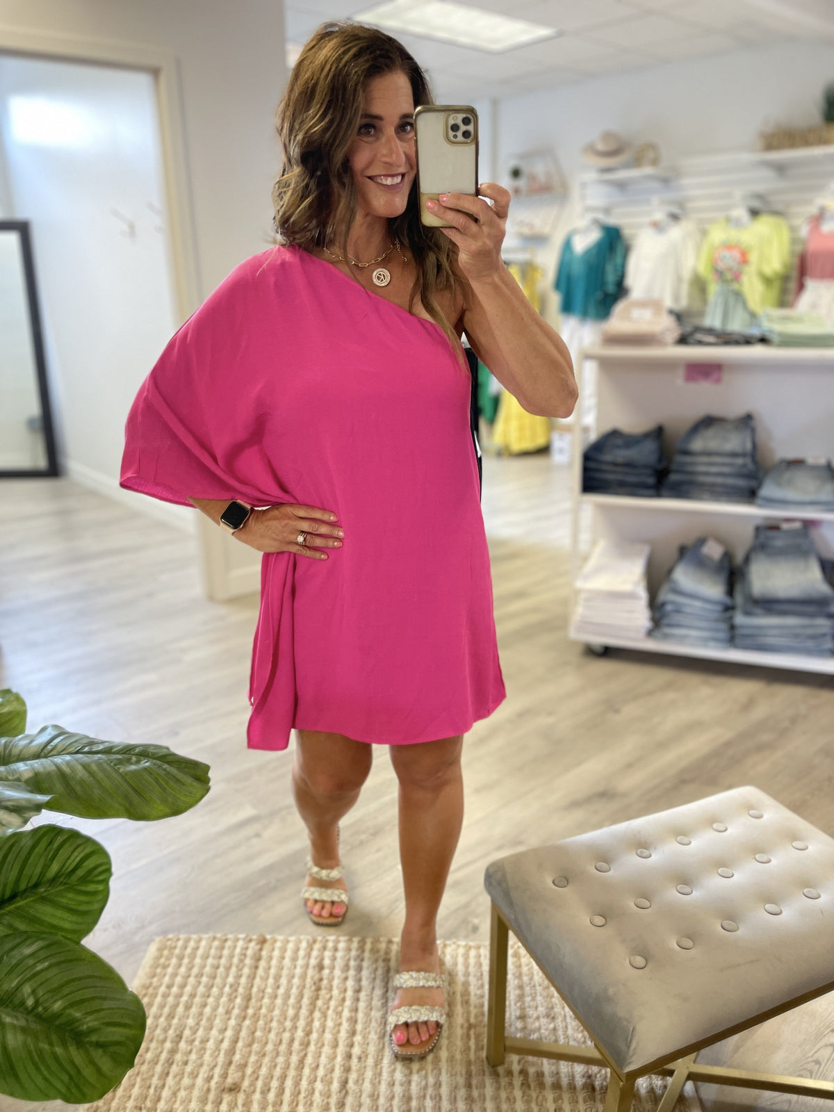 Chip Off My Shoulder Dress *Final Sale*