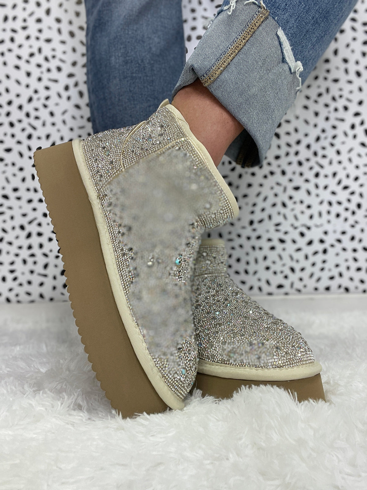 Corkys Bling Homebody Platform Low Bootie Slipper *Final Sale*