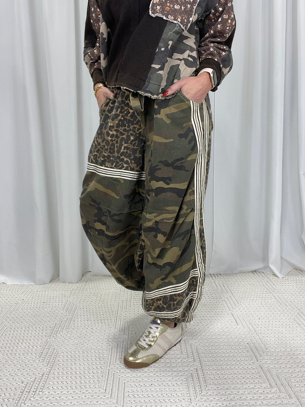 POL Looking Back Roomy Jogger Pants In 2 Colors