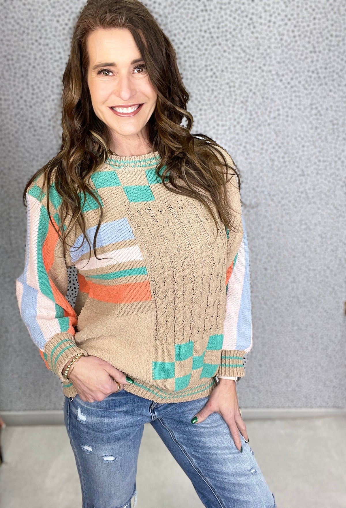 POL Heard About You Long Sleeve Sweater Top *Final Sale*