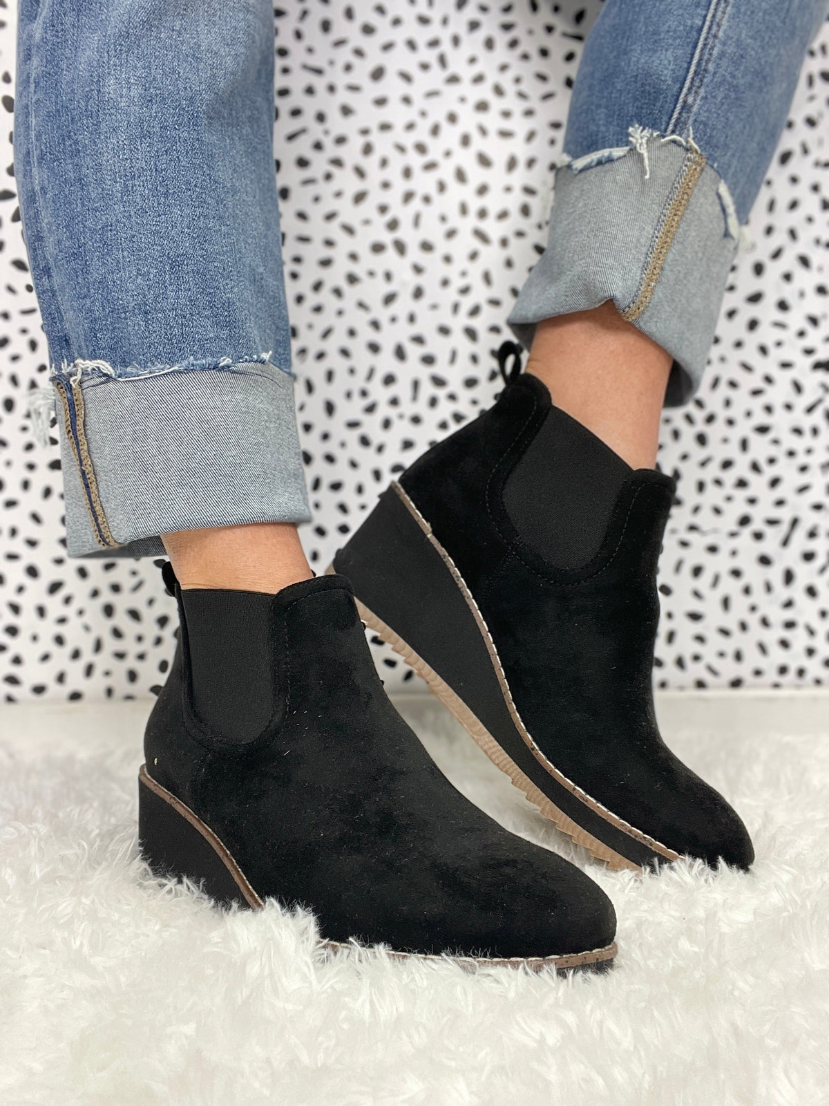 Corkys Love You A Lotta Black Bootie *Final Sale*