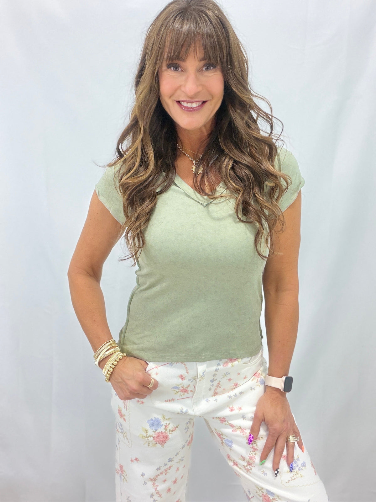 POL Forever My Favorite V-Neck Top In 4 Colors