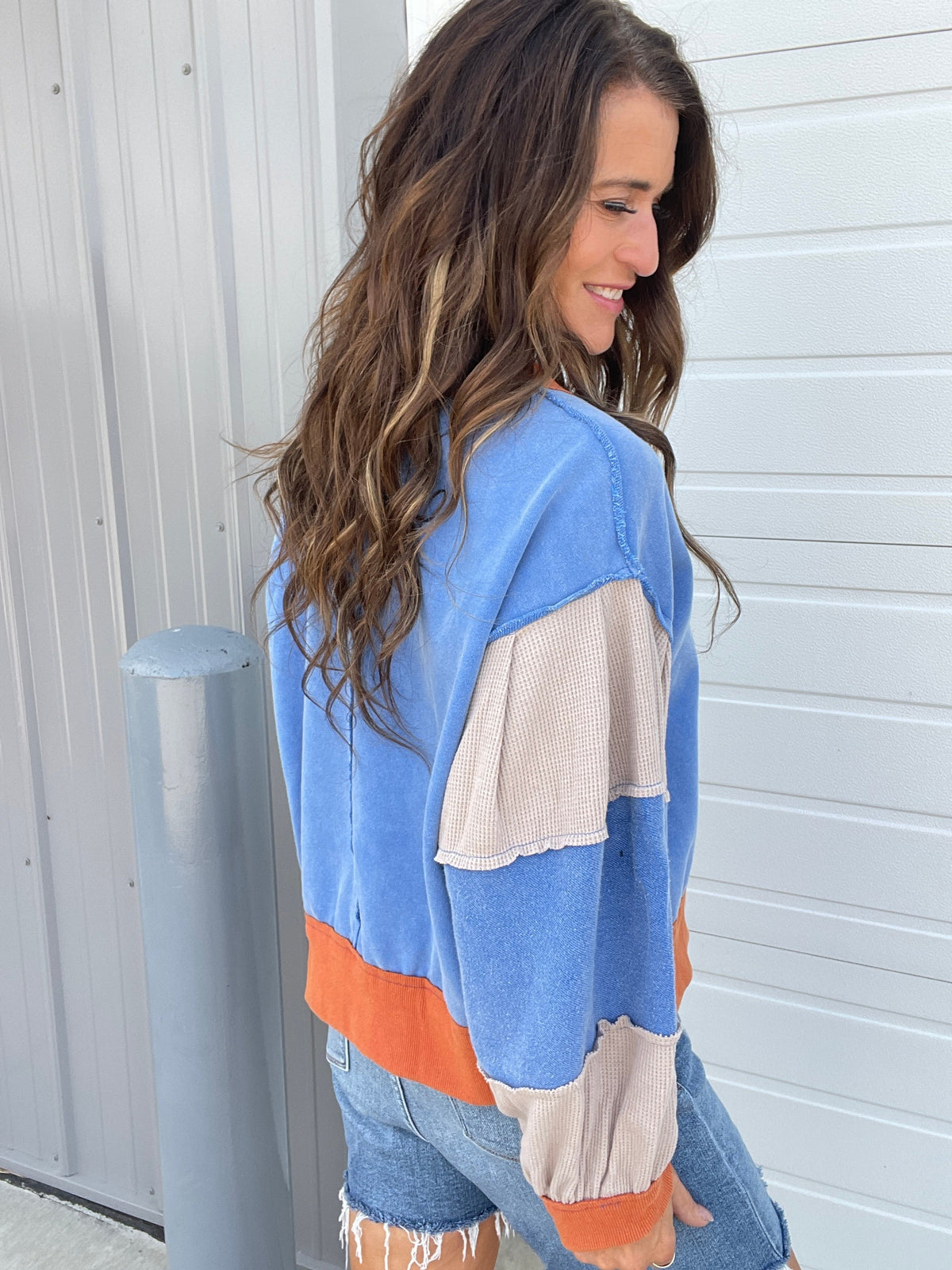 Pol Skip Ahead Long Sleeve Top *Final Sale*