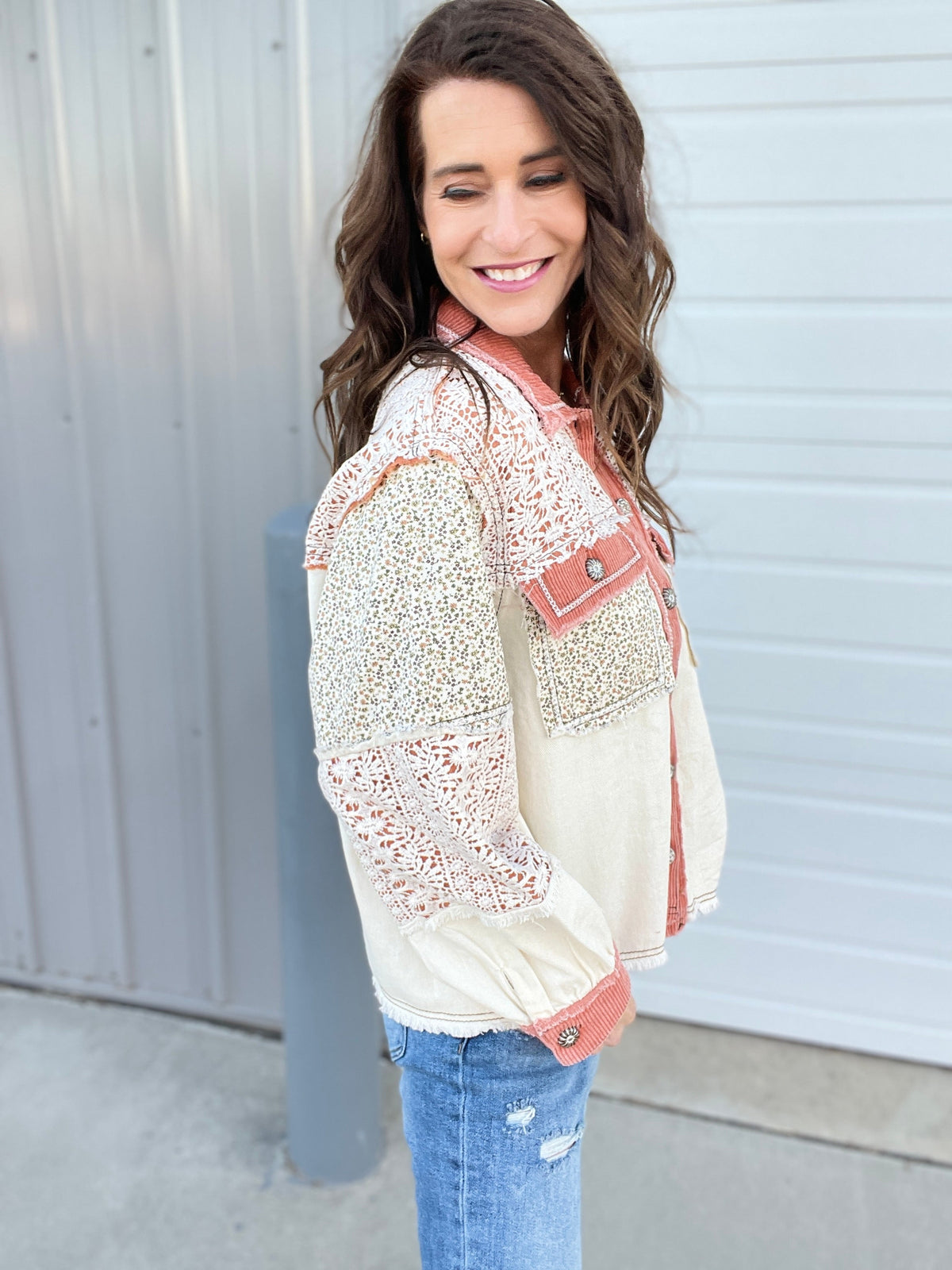 POL Have An Idea Long Sleeve Button Up Top In 2 Colors *Final Sale*