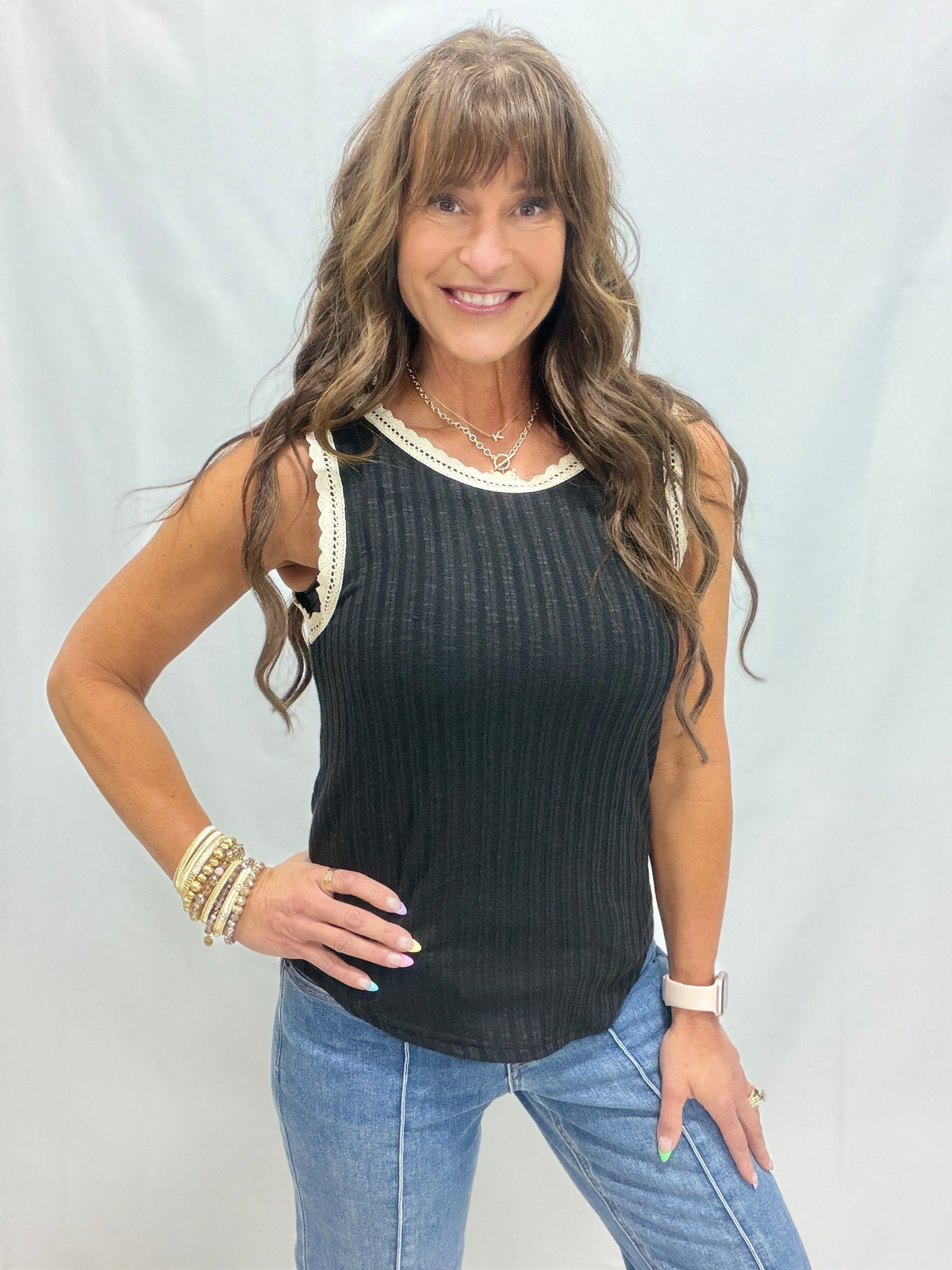 POL Cheerful Moments Sleeveless Top In 5 Colors