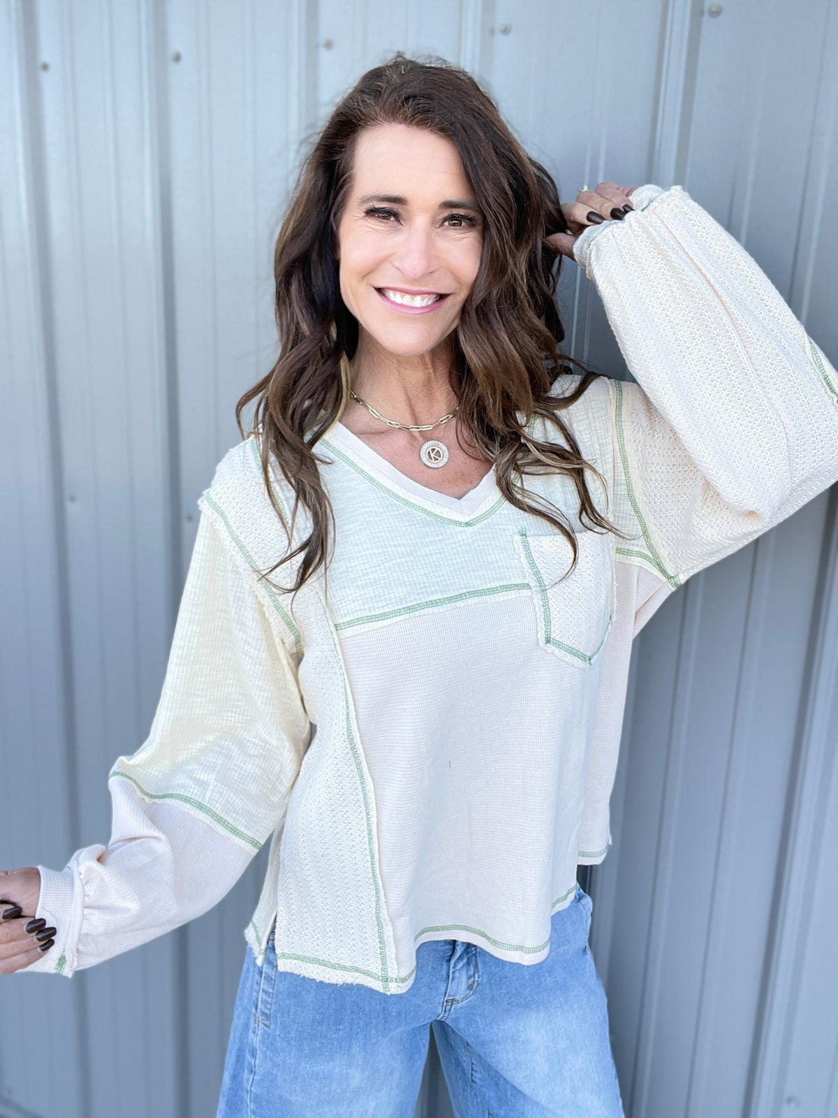 POL Take On The World Thermal Top In 2 Colors *Final Sale*