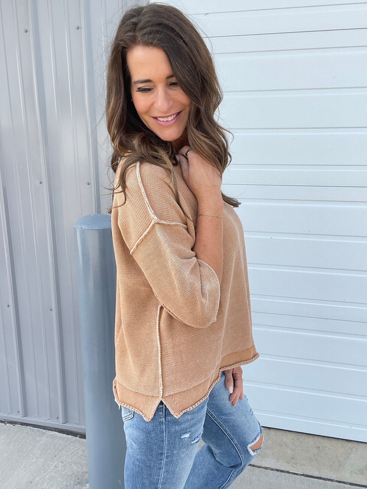All For It Half Sleeve Knit Sweater In 8 Colors *Final Sale*