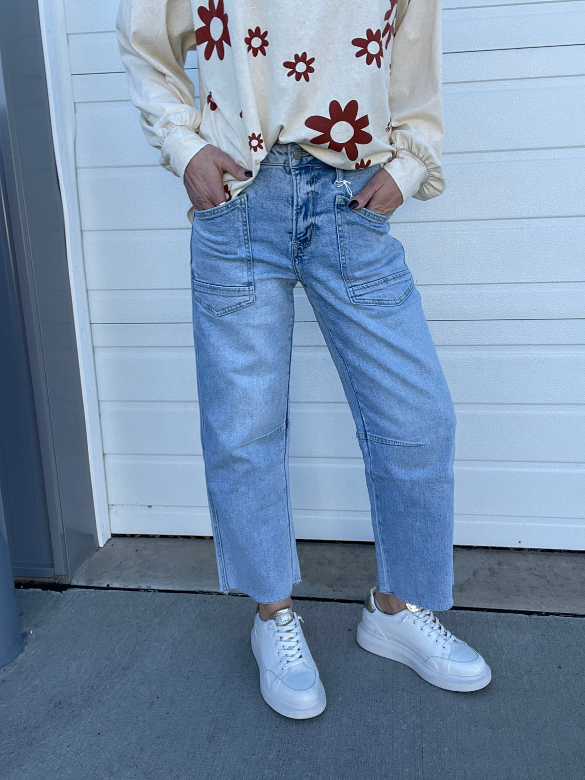 Vervet Kami Super High Rise Barrel Jeans 575 In Heroine