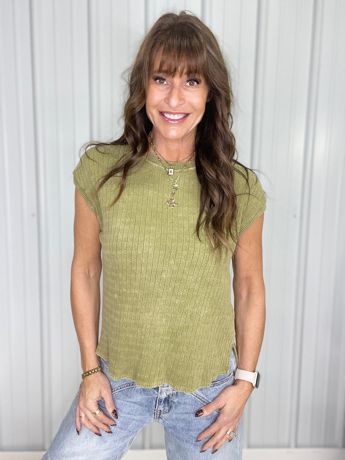 Canyon Ease Ribbed Top in 3 Colors
