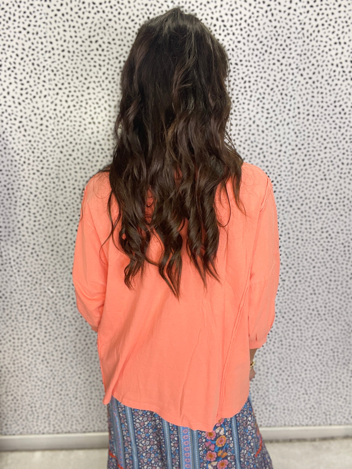 Charming Ways Heart Patch Top In 2 Colors