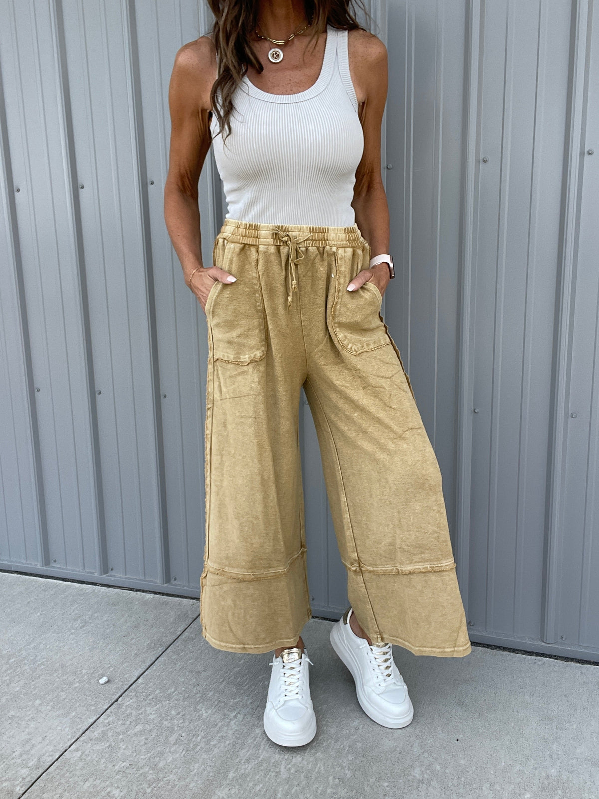 Not The Only One Wide Leg Palazzo Pants In 11 Colors *Final Sale*