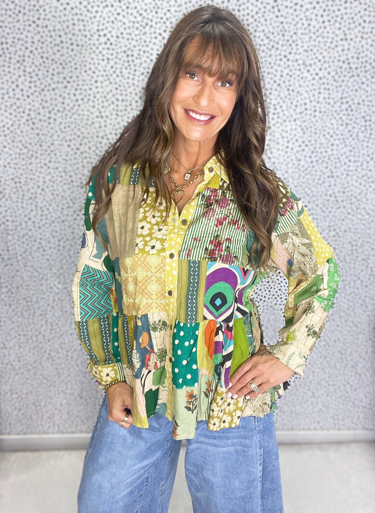 Boho Mosaic Patchwork Jacket