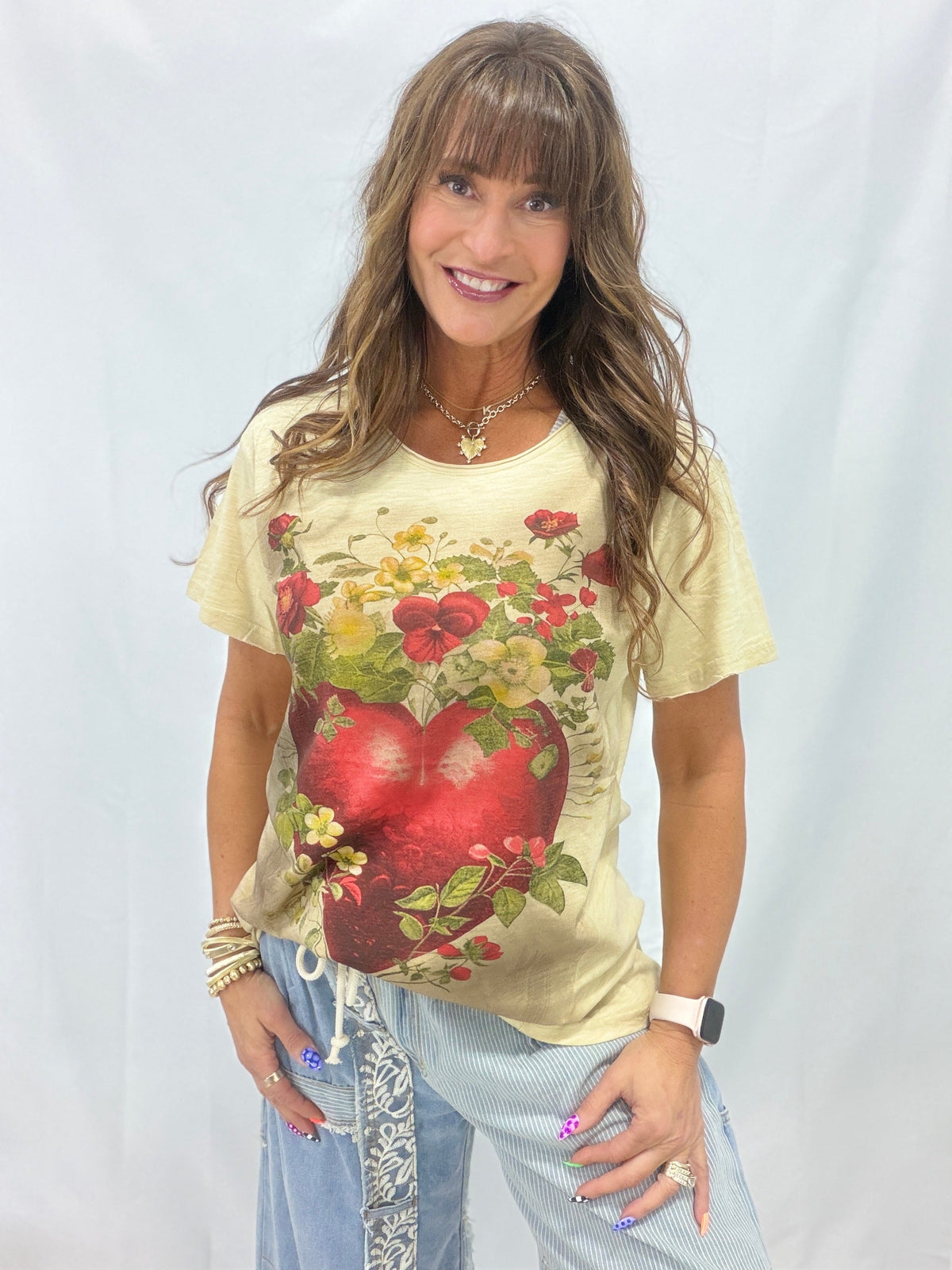 Moon Dance Full Heart Short Sleeve Tee