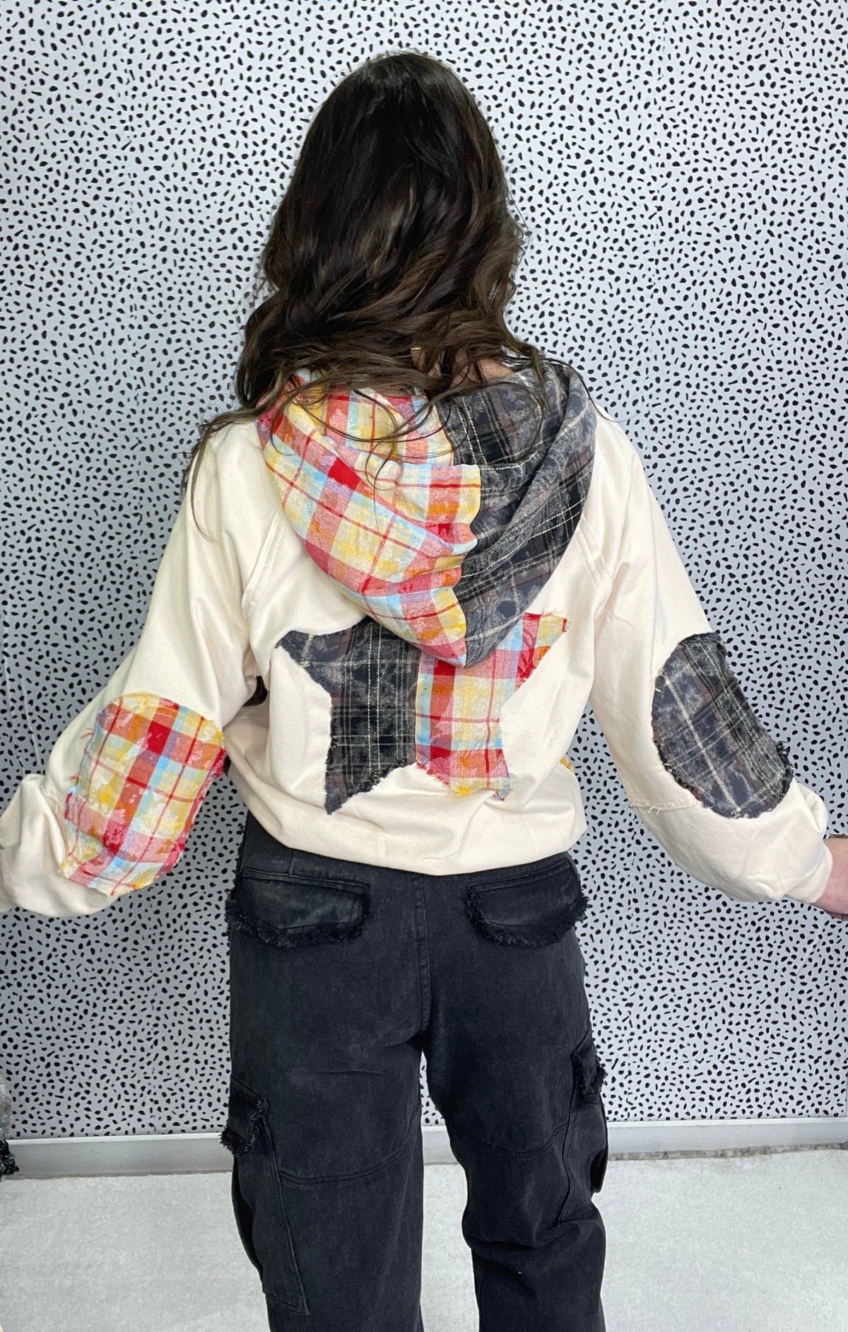 Shining Bright Star Patch Pullover *Final Sale*