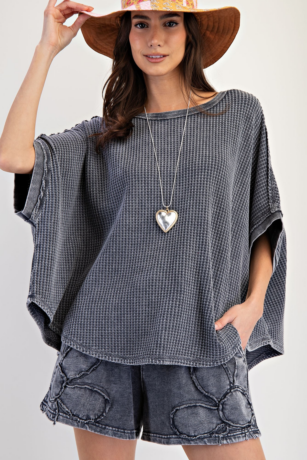 Casual Crush Mineral Washed Top In 6 Colors