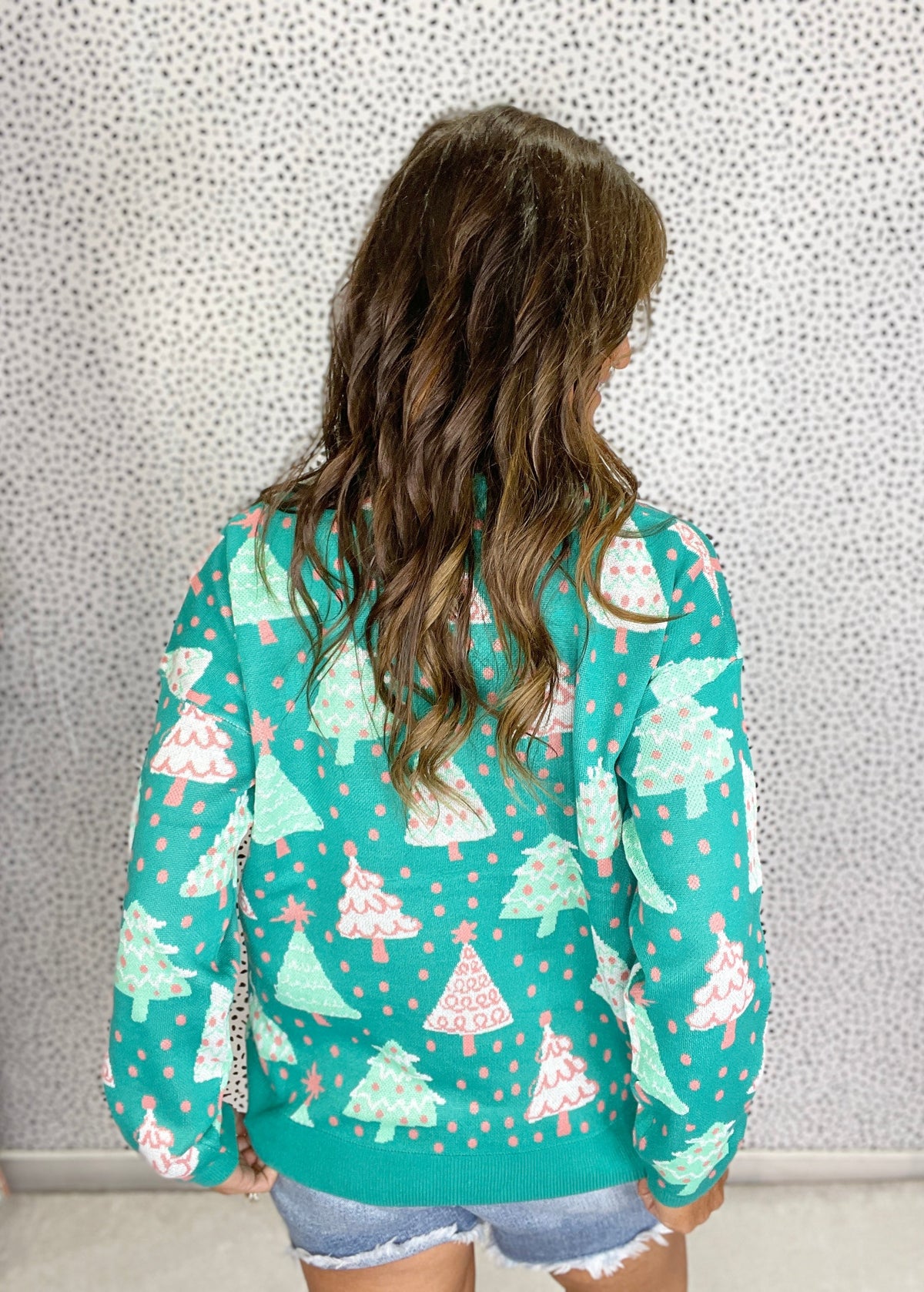 All Spruced Up Long Sleeve Sweater In Evergreen *Final Sale*