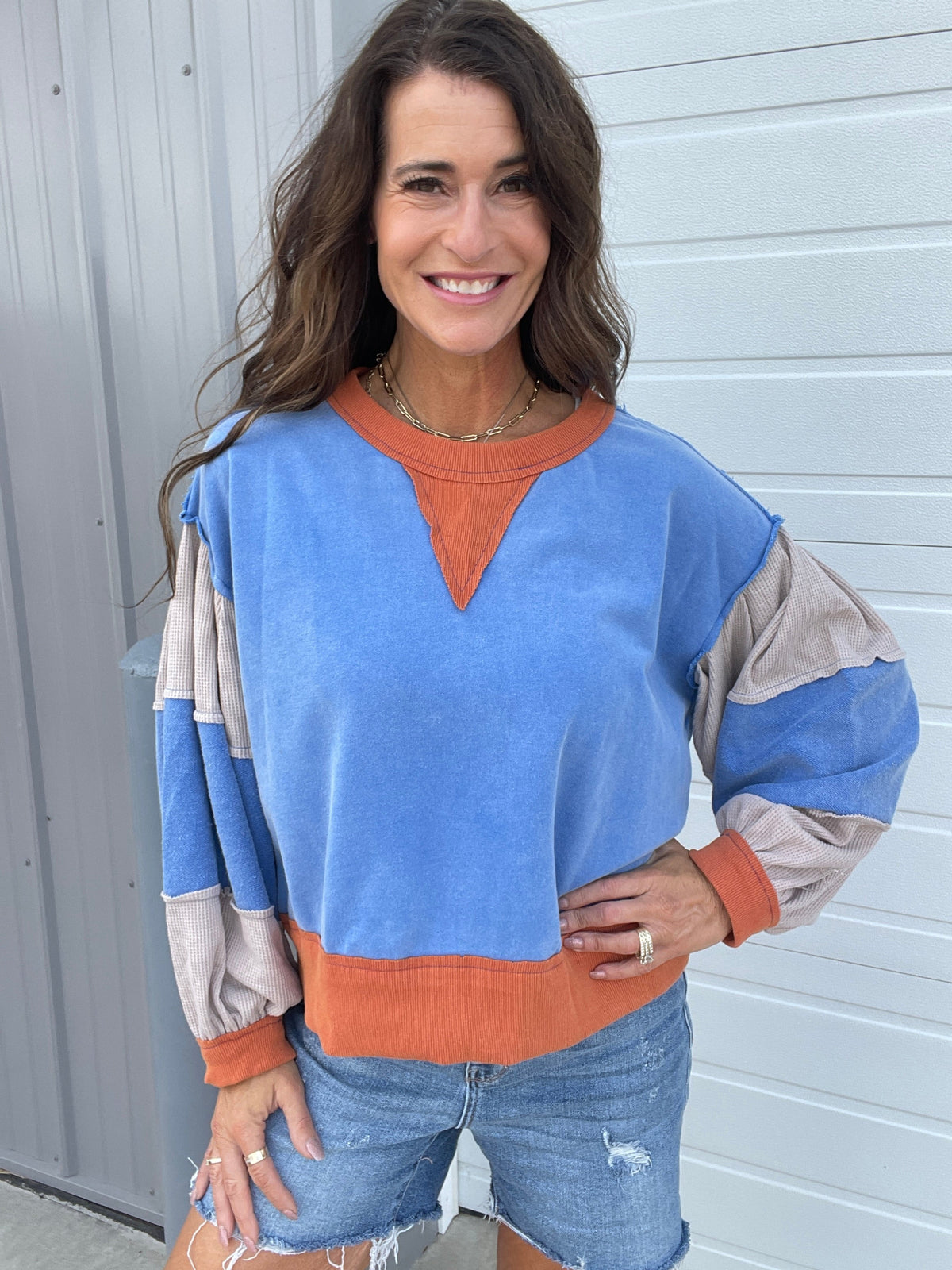 Pol Skip Ahead Long Sleeve Top *Final Sale*