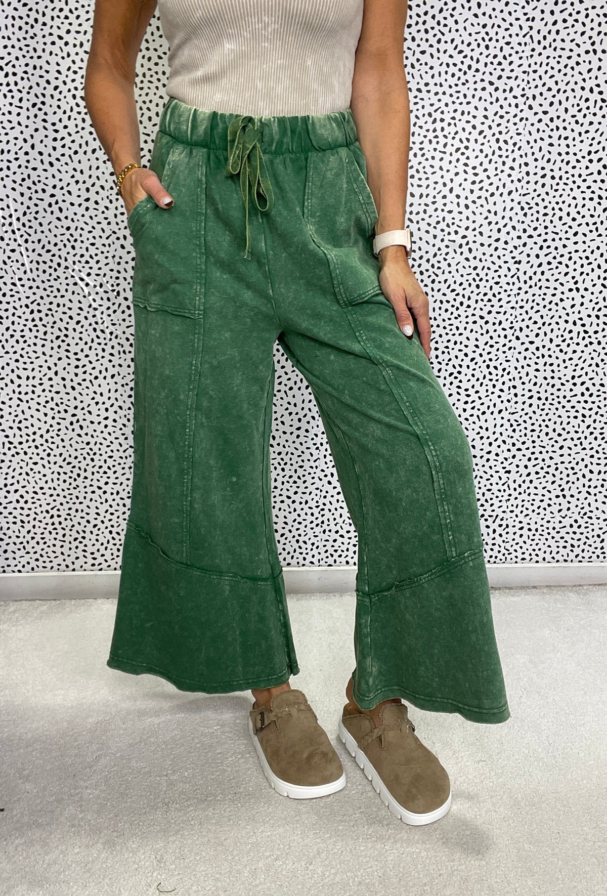 Squeeze The Day Flare Pants In 4 Colors