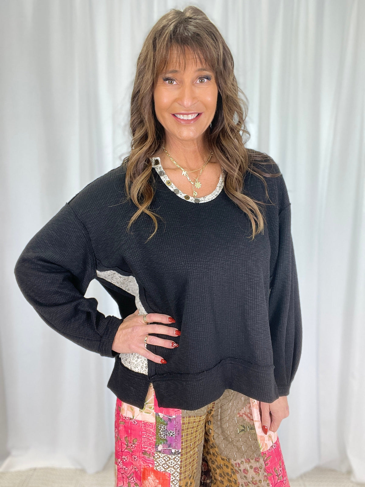 POL Daydream Rebel Balloon Sleeve Top In 3 Colors