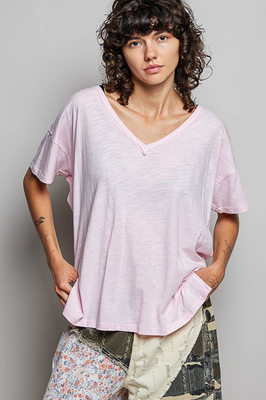 POL Can't Even Think V-Neck Top In 6 Colors