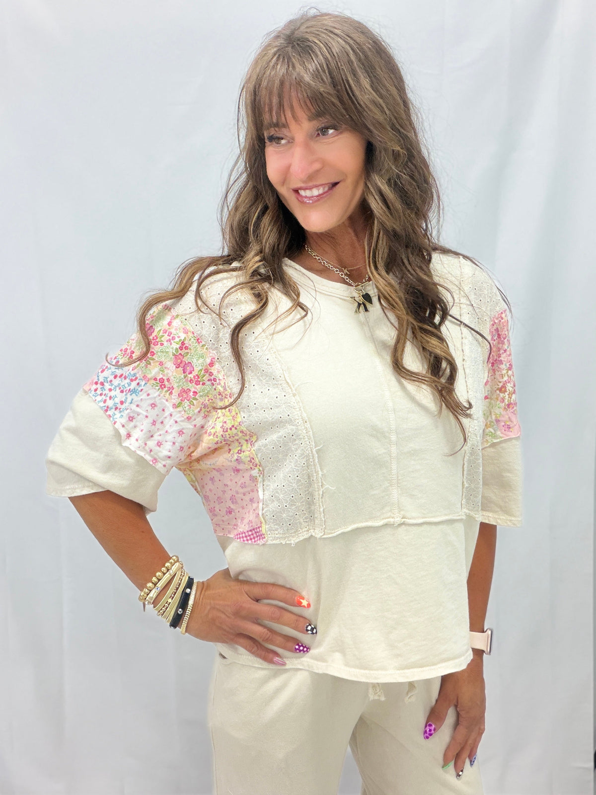 Wildest Dreams Mineral Washed Top In Natural