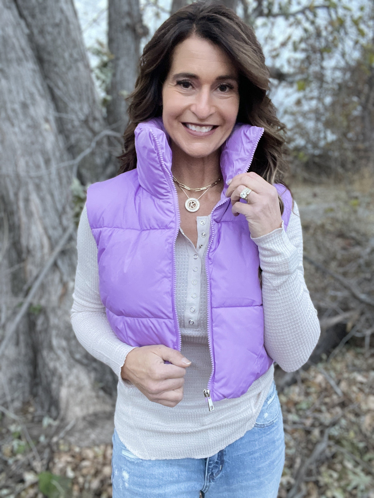 Out And About Cinched Crop Puffer Vest In 4 Colors *Final Sale*