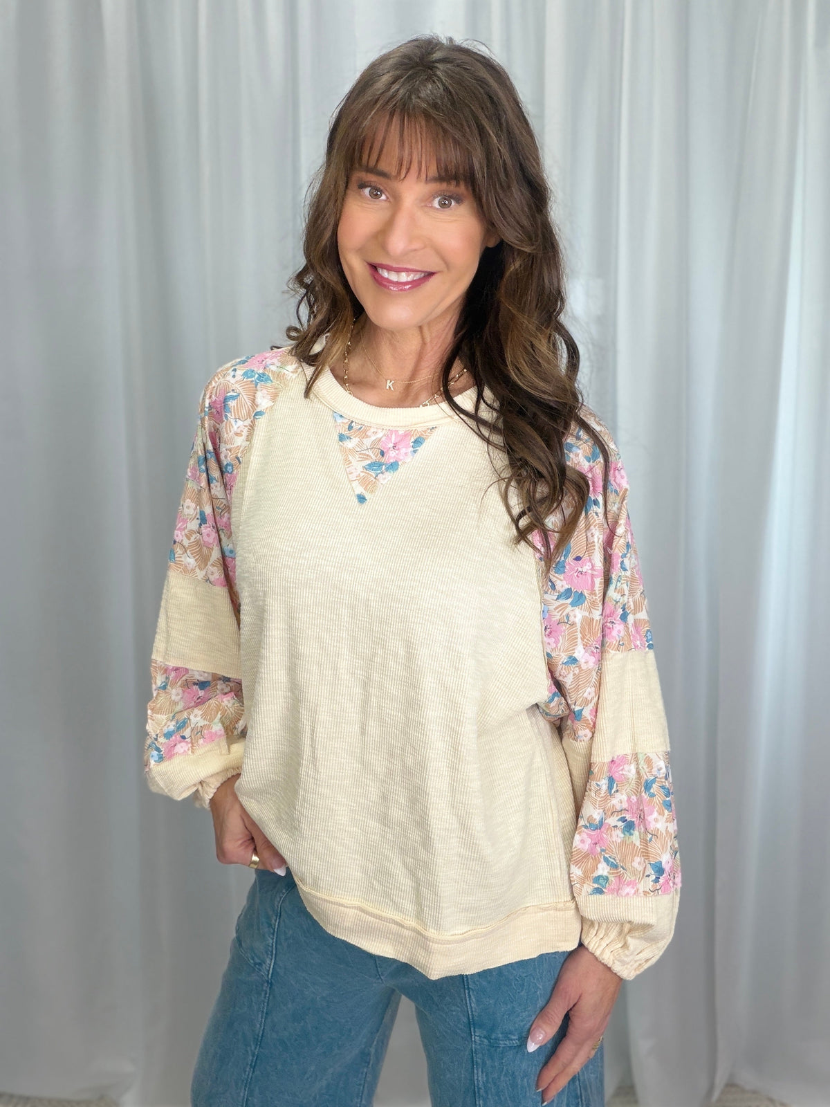 Pol Bloomline Crewneck in 2 Colors