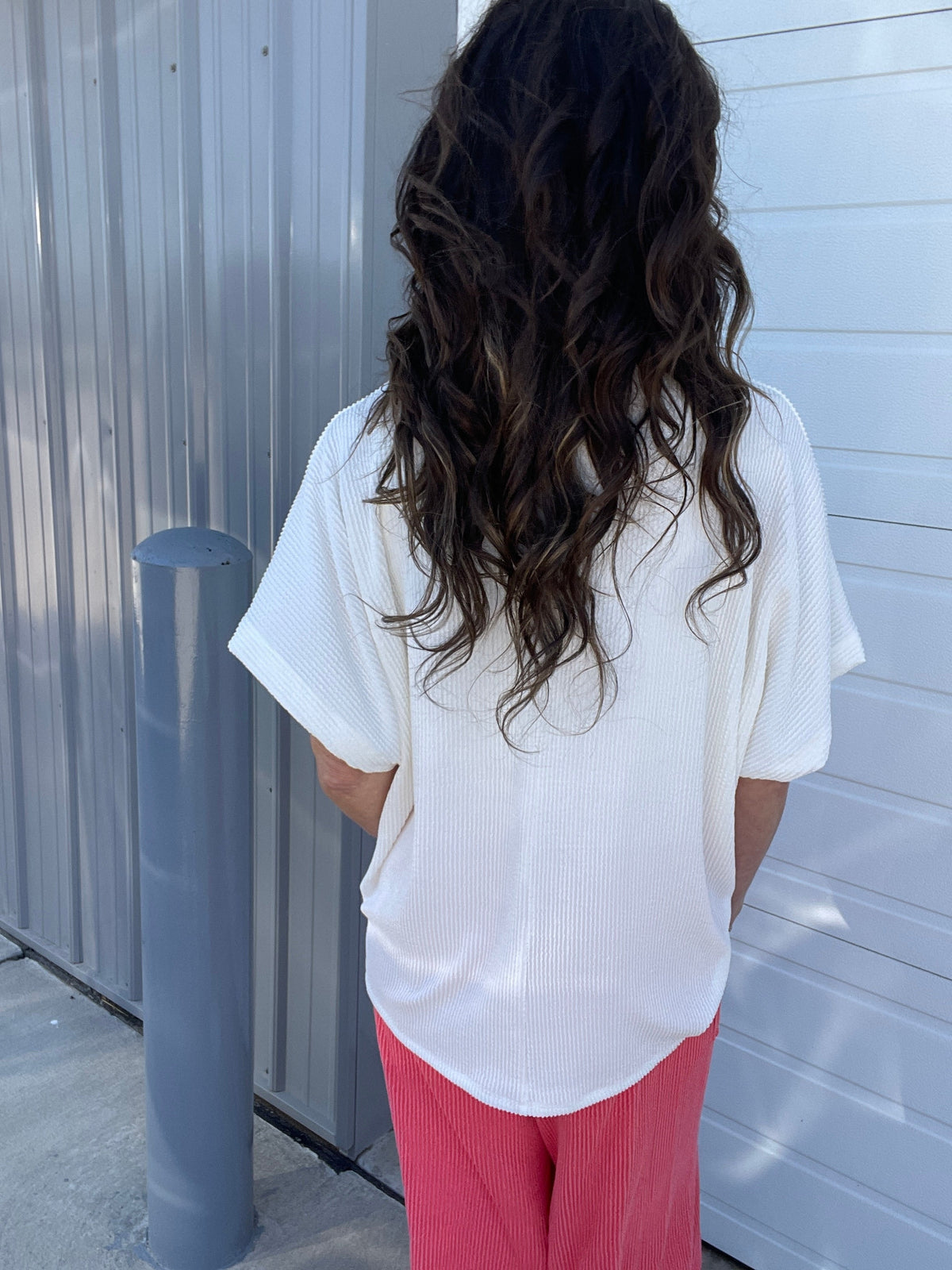 Blossom And Blooming Ribbed Loose Fit Top  In 6 Colors *Final Sale*